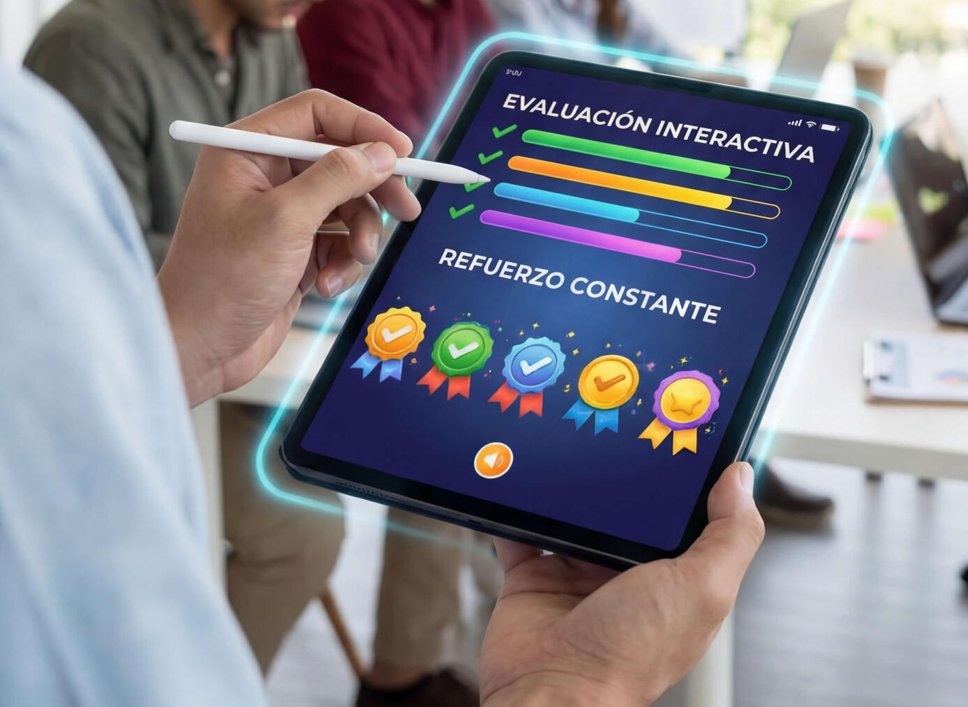 Evaluación y refuerzo interactivo